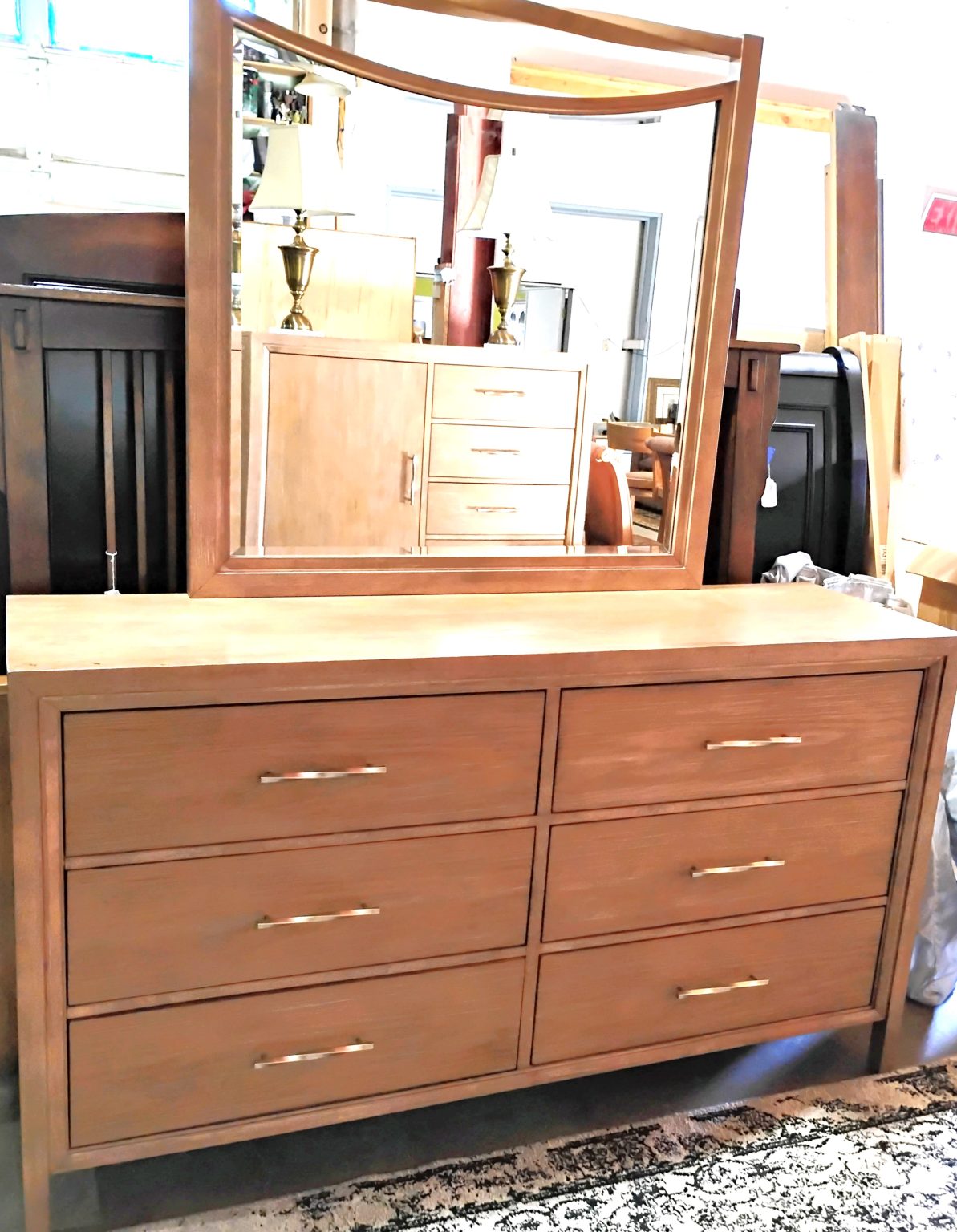 Haverty Furniture Bedroom Full Dresser With Mirror2Night Stands And