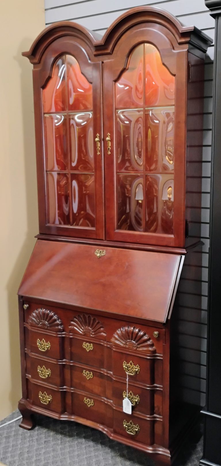 Vintage Jasper Mahogany Secretary Desk Westside Furniture Consignment