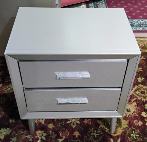 2- Coaster Furniture Ramon Metallic Silver Accent Tables Sold Separate