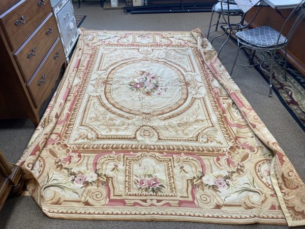 9’8″ x 8′ Handmade Needlepoint Rug
