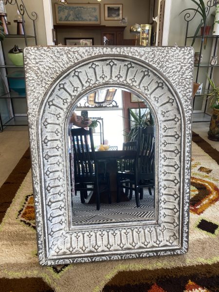 Kalalou Pressed Metal Arched Mirror