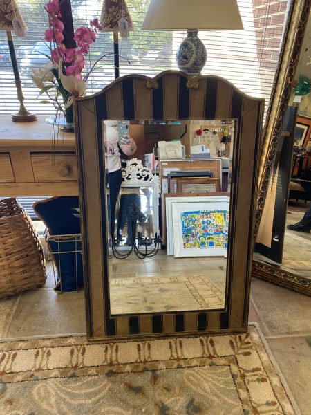 43″ x 28″ Glam Striped Mirror
