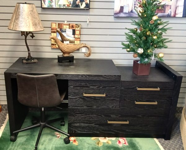 Newer! Arhaus Bodi Convertible Extendable Dresser Desk 