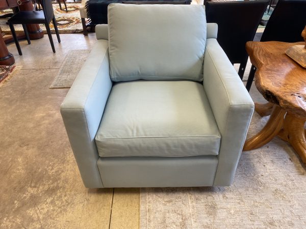 Crate & Barrel Lounge Classic Swivel Chair