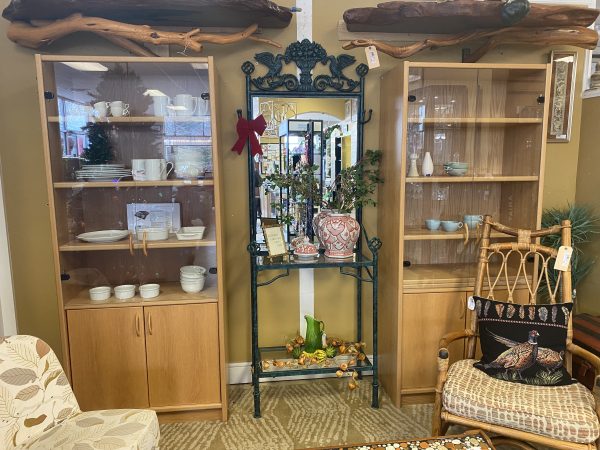 2 ~ Post Modern Scandinavian Designs Tall Display Cabinets ~ Sold Separately!