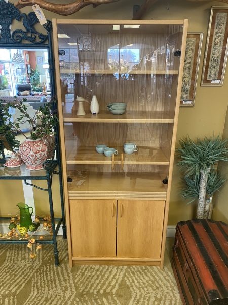 Post Modern Scandinavian Design Tall Display Cabinet