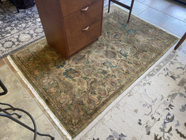 4’2″ x 6 Handmade Agra Area Rug