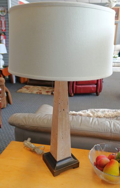 Pair Of Havertys Corsica Lamps 