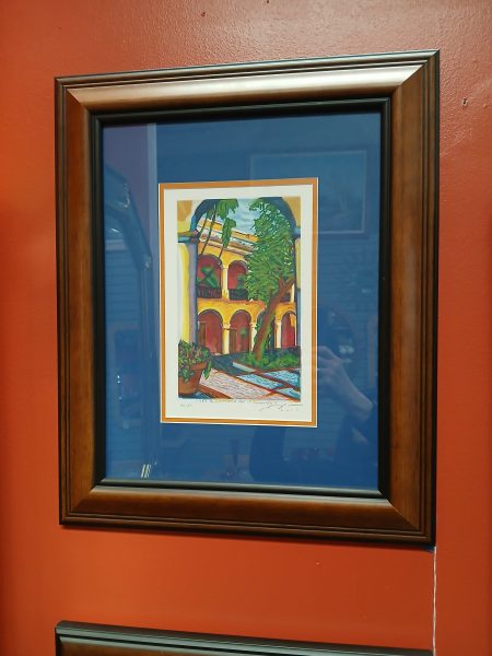 El Convento Hotel -San Juan Original Art By Artist Alba Hernandez Candelas Sold Separate