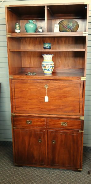 Mid Century Modern Asian Accent Thomasville Campaign Cabinet 