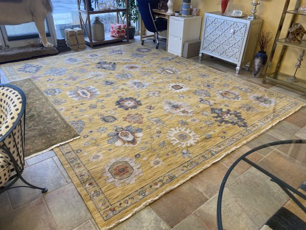 12’6.5″ x 9’10.5″ Averly Home Persian Wool Nylon Blend Area Rug