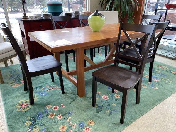 NEW ~ S/6 Jofran Simplicity Cross Back Dining Chairs