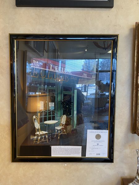 Thomas Pradzynski L’Ecluse Bar A Vin Signed and Numbered 113/150 Serigraph