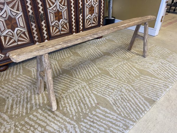 5′ 10.5″ Vintage Elm Skinny Bench