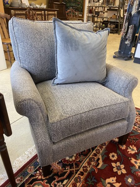 Arhaus Lounge Chair in Magnolia Fog Upholstery