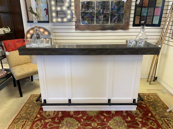 New ~ Gold Crest Home Nantucket Quartz Insert Bar (Grey)