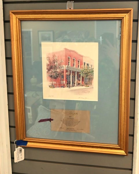 Watercolor Of Symons General Store-Petosky By Artist Kathleen Chaney Fritz-Signed