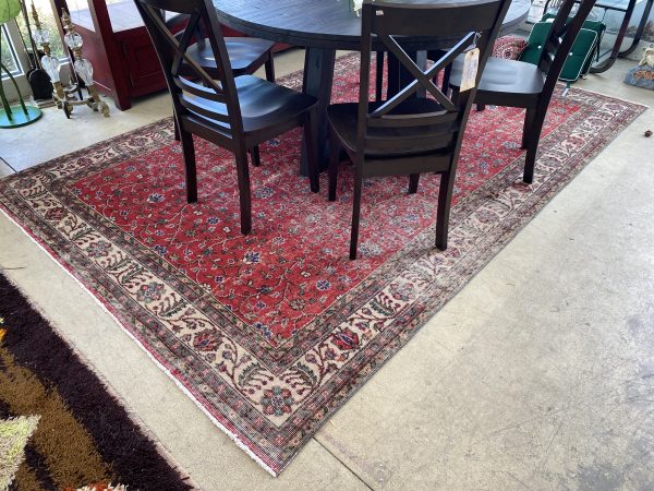 6’7″ x 10′ Vintage Turkish Kilim Rug
