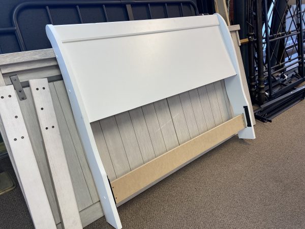 NEW ~ Ashley Furniture White Full Size Sleigh Bed Headboard Only