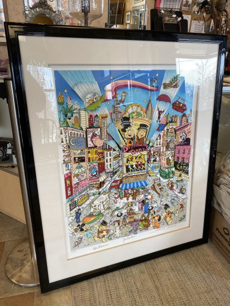 Signed Charles Fazzino “Broadway Toons” Art Silkscreen Serigraph