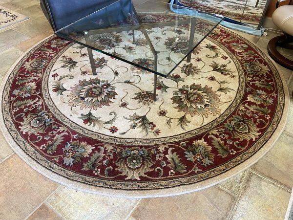 7’10” Round Oriental Weavers Area Rug