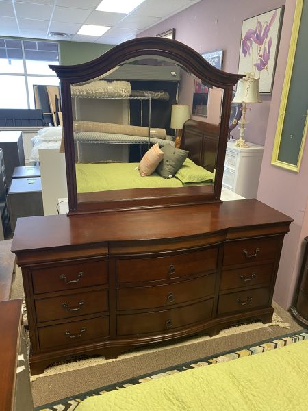 Winners Only Renaissance Cherry Dresser & Mirror