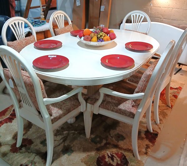 9 Pc. Ethan Allen Swedish Collection Dining Room Set 