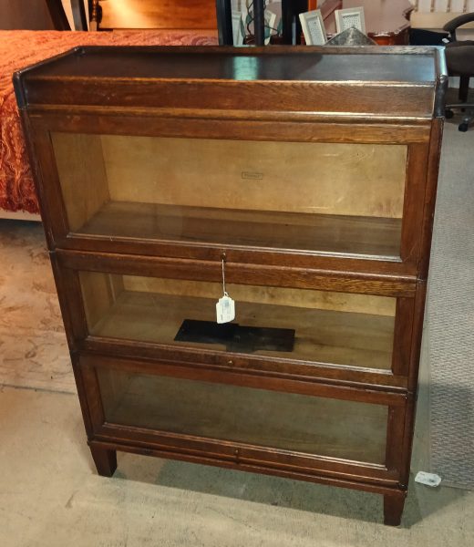 Vintage Oak Barrister Bookcase