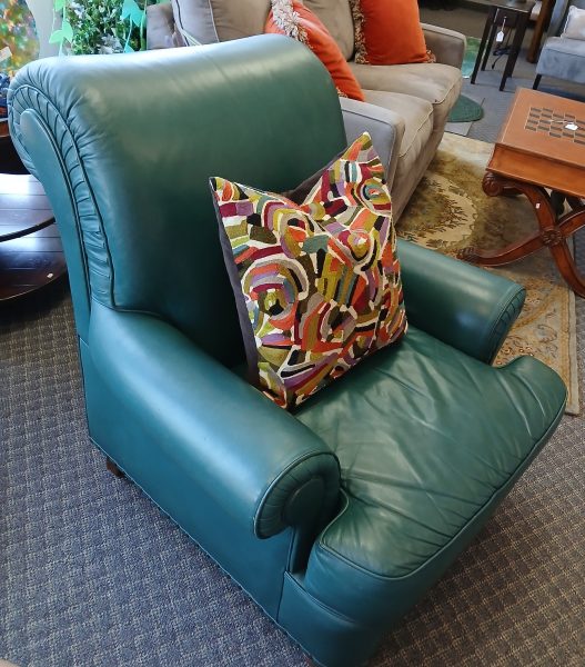 Vintage Leather Craft Furniture Leather Arm Chair 