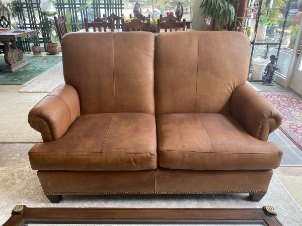 Buccola Furniture Leather Loveseat