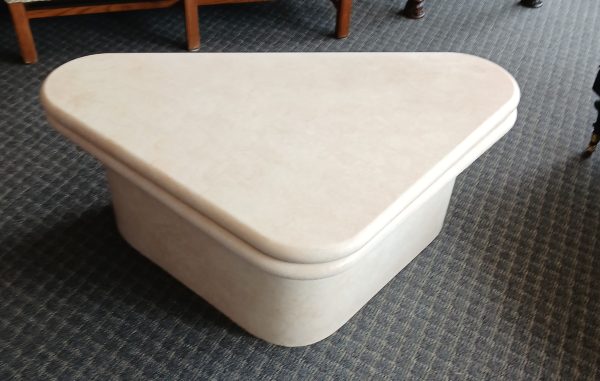 1980 Lane Furniture Post-Modern Swivel Coffee Table 