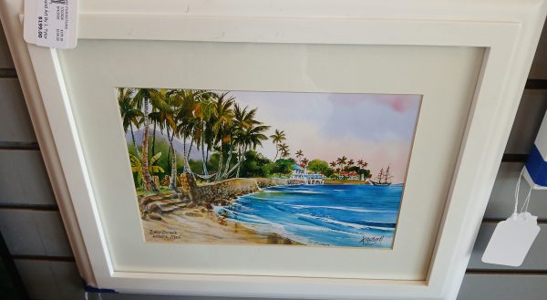 Maui Watercolor By Kingswell Signed 