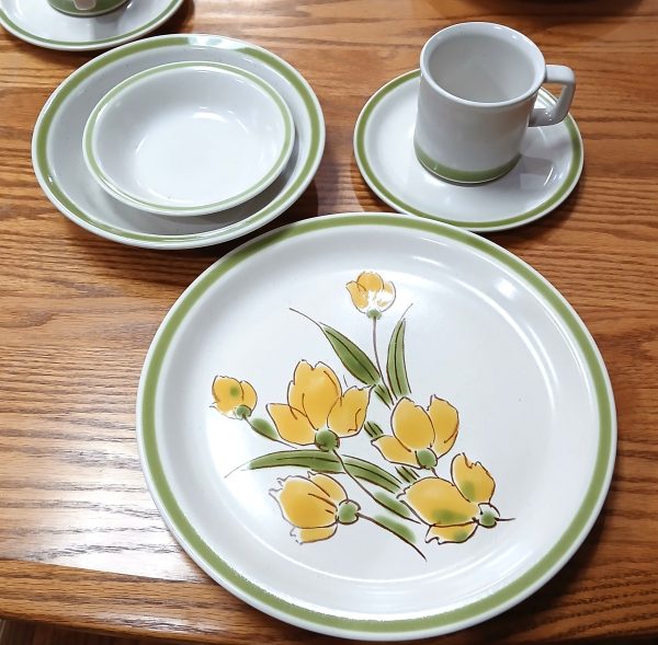 1970’s 16 Pc. Stonybrook Stoneware Dish Set 