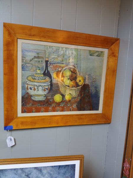Framed Still Life Print By Artist Paul Cezanne 
