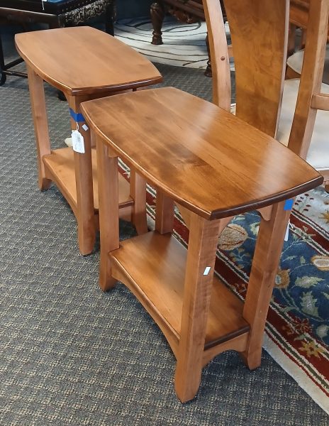 2- Tapered Cherry Accent Tables Sold Separate