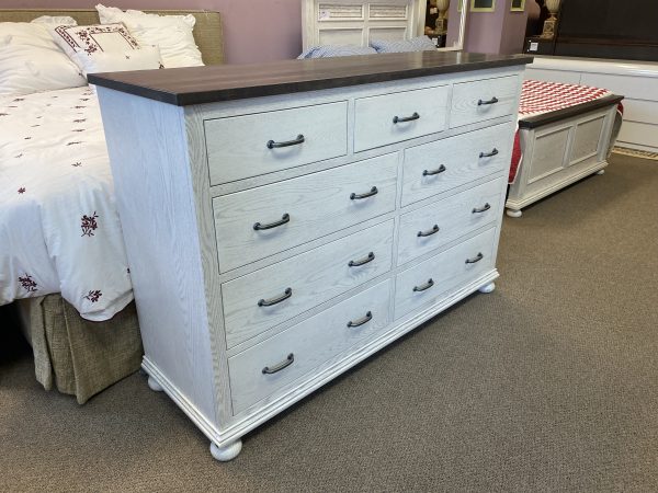 Dutchcrafters Amish Coastal Dresser & Mirror