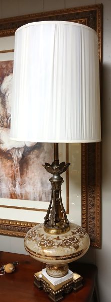 Mid Century Modern Hollywood Regency Table Lamp 