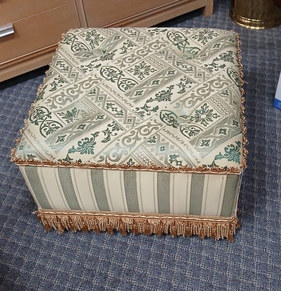 Designer Custom Storage Ottoman 
