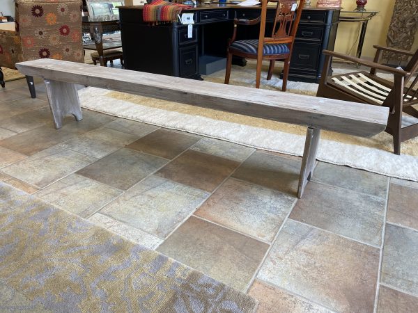 Antique Primitive Bench with Tongue and Groove Joinery