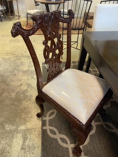 Set of 4 Mahogany Chippendale Dining Chairs