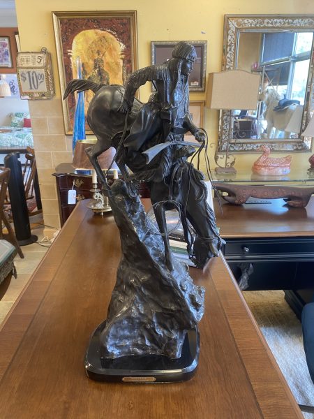 Remington Restrike “Mountain Man” Bronze Sculpture