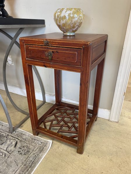 Antique Chinese Rosewood Flower Stand