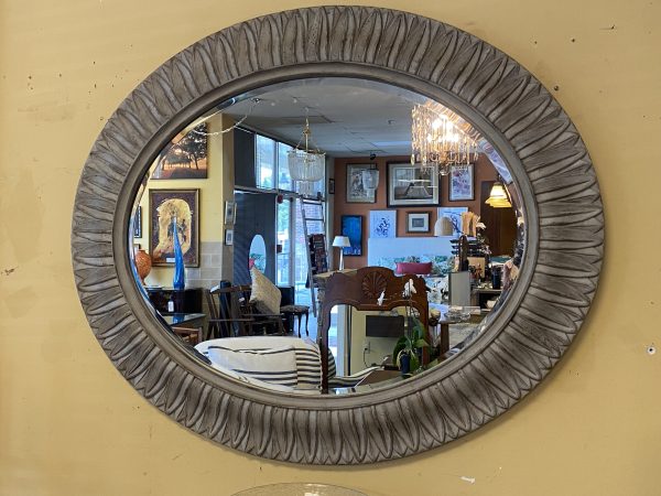 41″ x 36″ Stanley Furniture Jardin Carved Oval Mirror