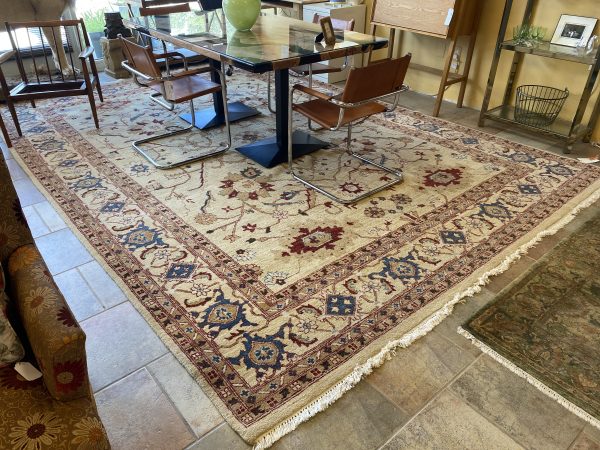 14’3″ x 9’10” Hand Knotted (India) 100% High Pile Wool Area Rug