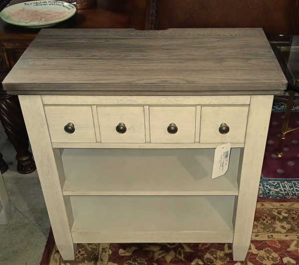 2) New Liberty Furniture Heartland Antique White Night Stands With Charging Stations Sold Separate