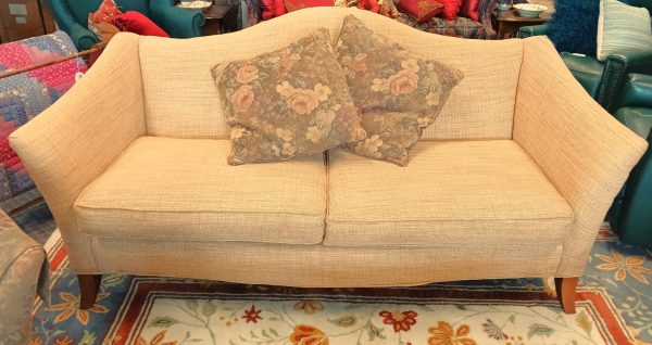 Key City Custom Gold Upholstered Sofa 