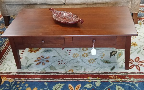 Cherry Two Drawer Coffee Table 
