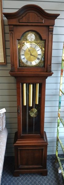 1983 Classic Tempus Fugit Grandfather Chime Floor Clock 