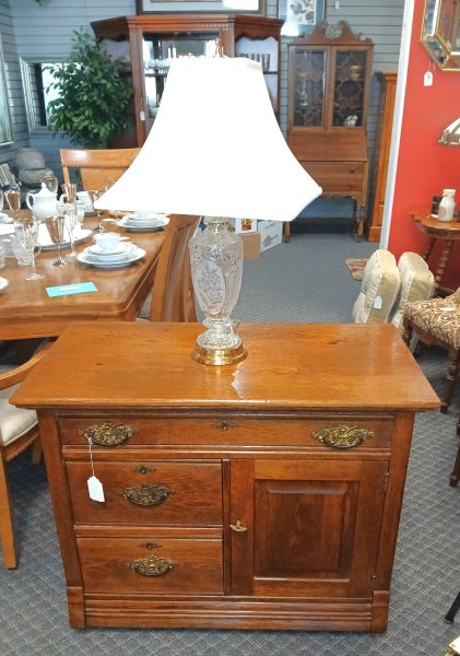 Antique Oak Commode 