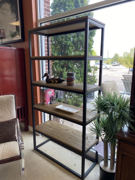 2 ~ Arhaus 40″ Palmer Oak Open Bookcases ~ Sold Separately!